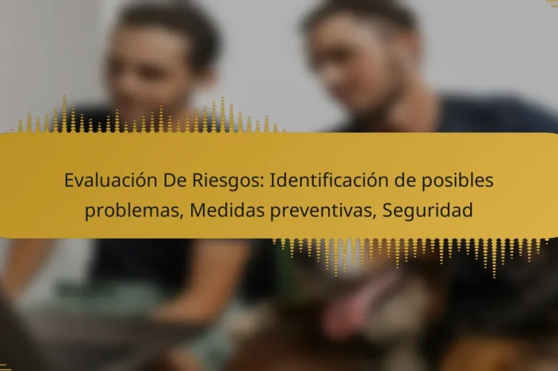 Evaluación De Riesgos: Identificación de posibles problemas, Medidas preventivas, Seguridad